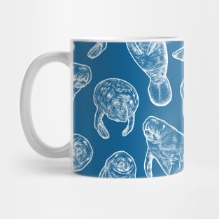 Manatee Pattern Mug